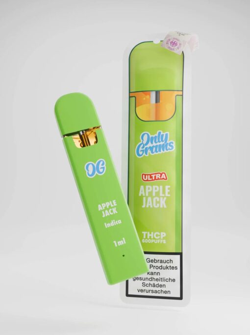 Only Grams THC-P Vape Apple Jack 1ml