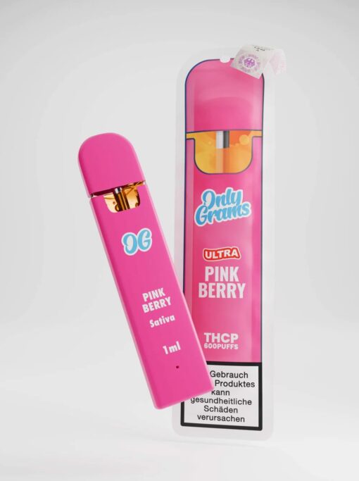 Only Grams THC-P Vape Pink Berry 1ml