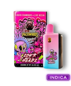 Gas House Packwoods Zour Headz Geschmack (Indica)